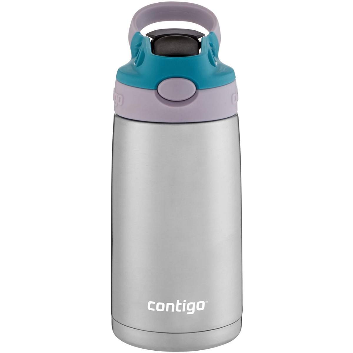 Contigo Kid's 13 oz. Insulated Stainless Steel AutoSpout Straw Water Bottle - Forza Sports