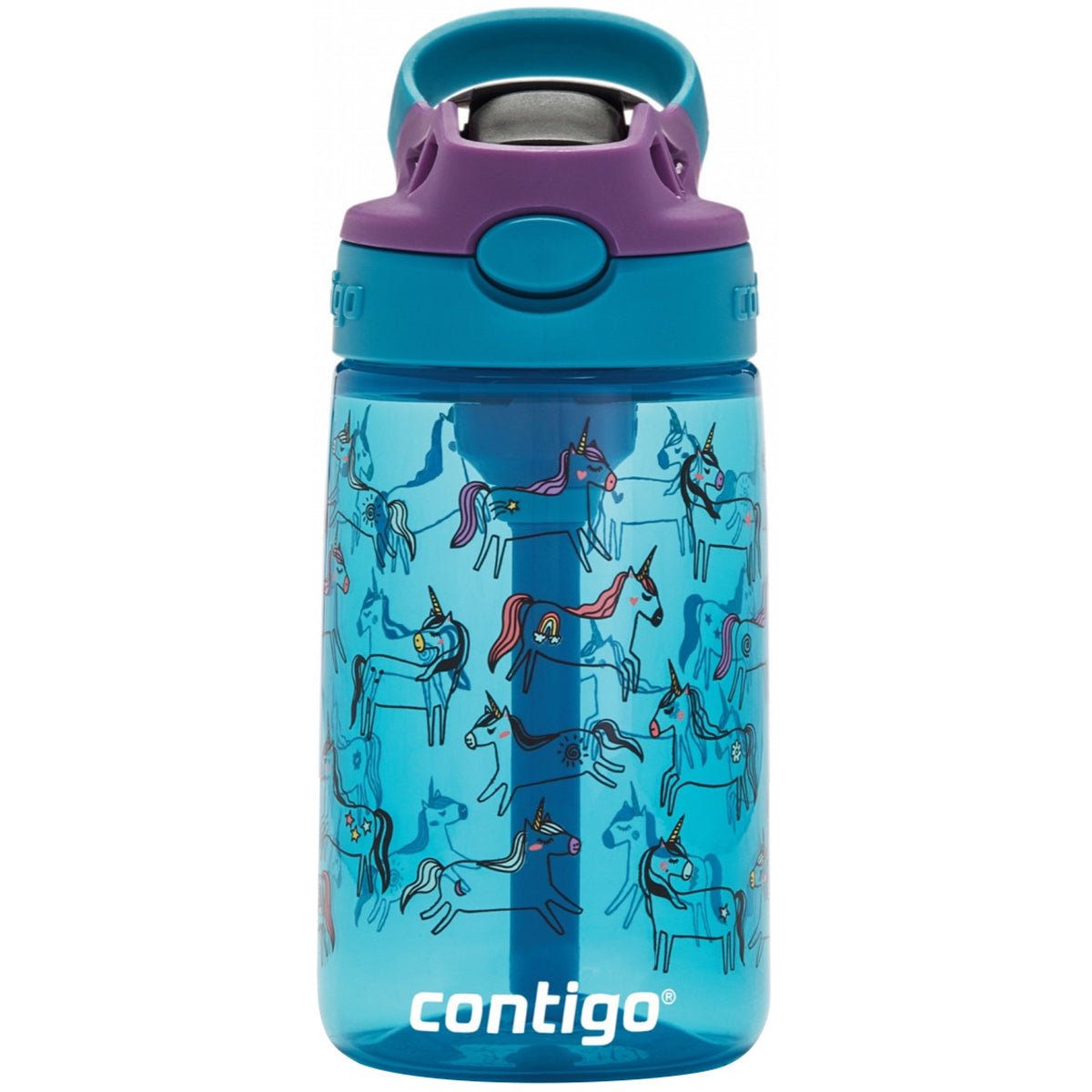Contigo Kid's 14 oz. AutoSpout Straw Water Bottle with Easy - Clean Lid - Forza Sports