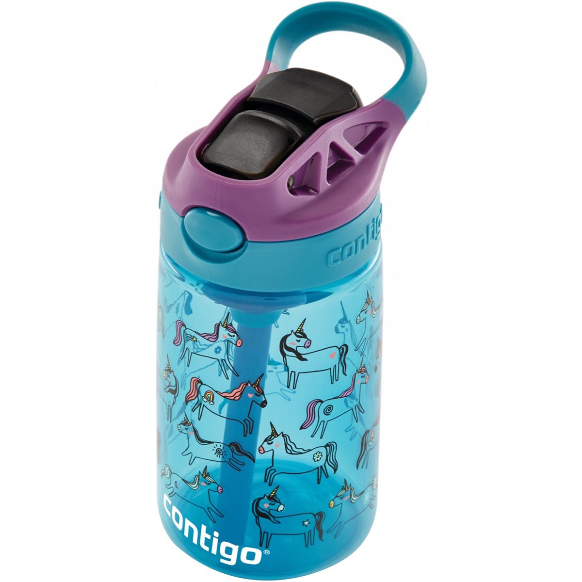 Contigo Kid's 14 oz. AutoSpout Straw Water Bottle with Easy - Clean Lid - Forza Sports