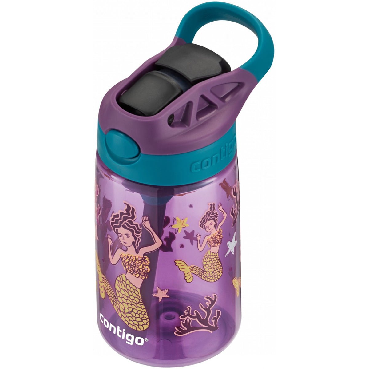 Contigo Kid's 14 oz. AutoSpout Straw Water Bottle with Easy - Clean Lid - Forza Sports