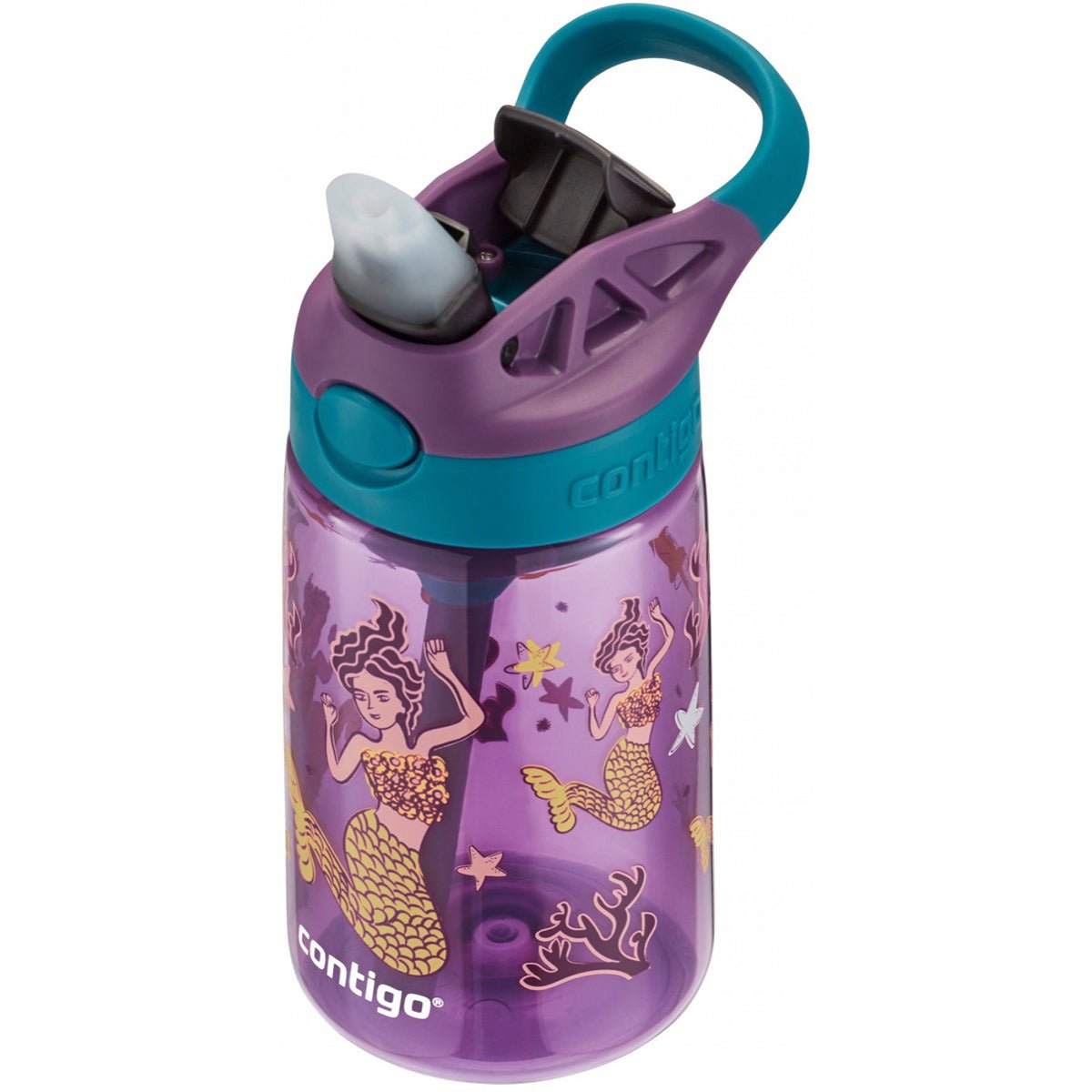 Contigo Kid's 14 oz. AutoSpout Straw Water Bottle with Easy - Clean Lid - Forza Sports