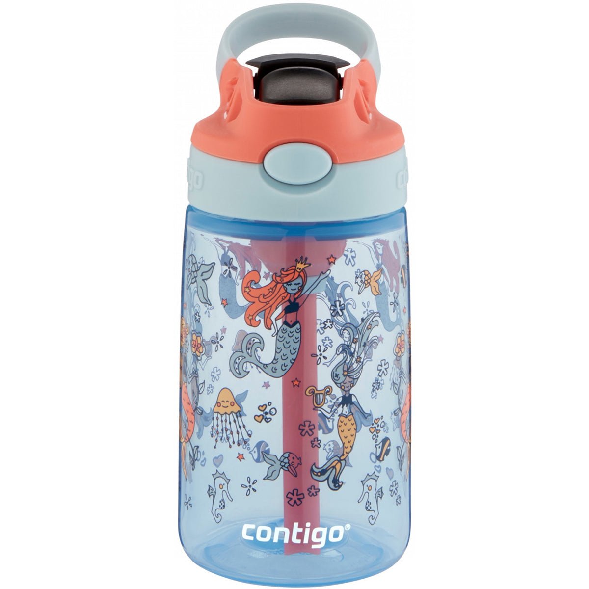 Contigo Kid's 14 oz. AutoSpout Straw Water Bottle with Easy - Clean Lid - Forza Sports