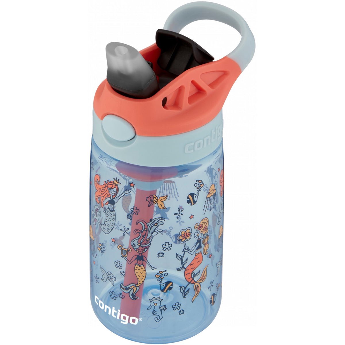 Contigo Kid's 14 oz. AutoSpout Straw Water Bottle with Easy - Clean Lid - Forza Sports