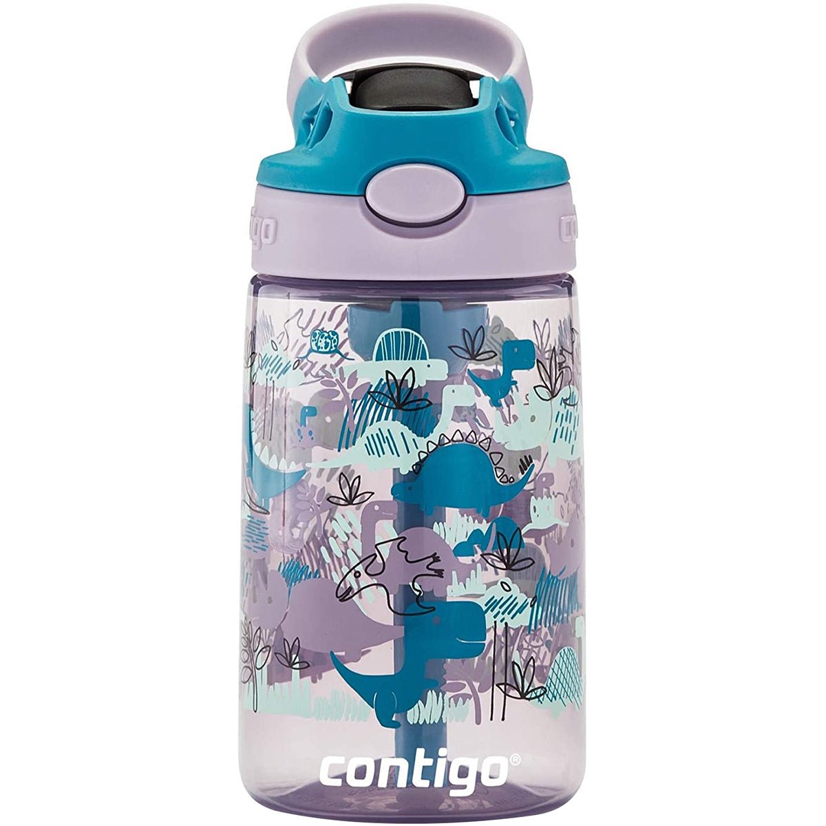 Contigo Kid's 14 oz. AutoSpout Straw Water Bottle with Easy - Clean Lid 2 - Pack - Forza Sports