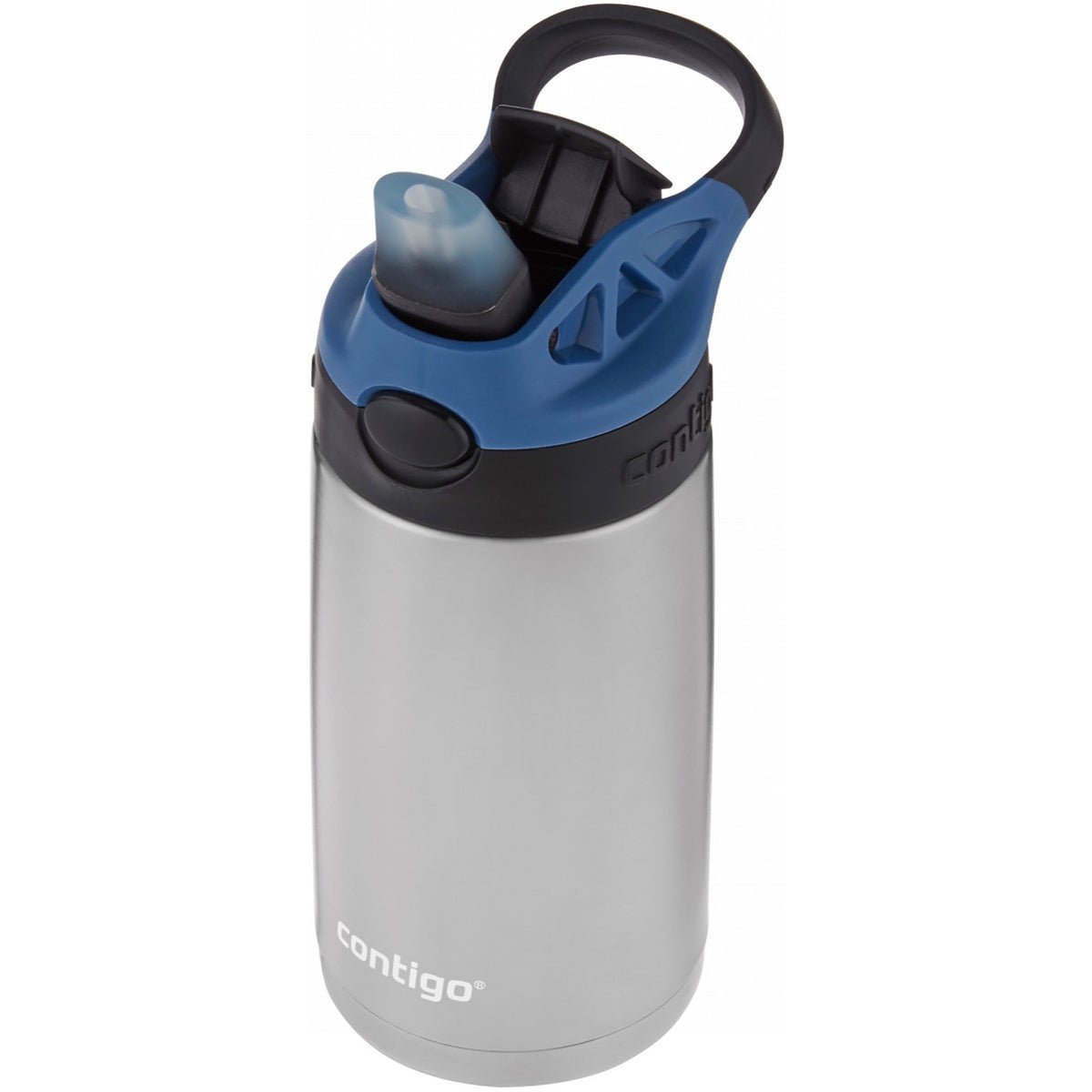 Contigo Kid's 13 oz. Insulated Stainless Steel AutoSpout Straw Water Bottle - Forza Sports