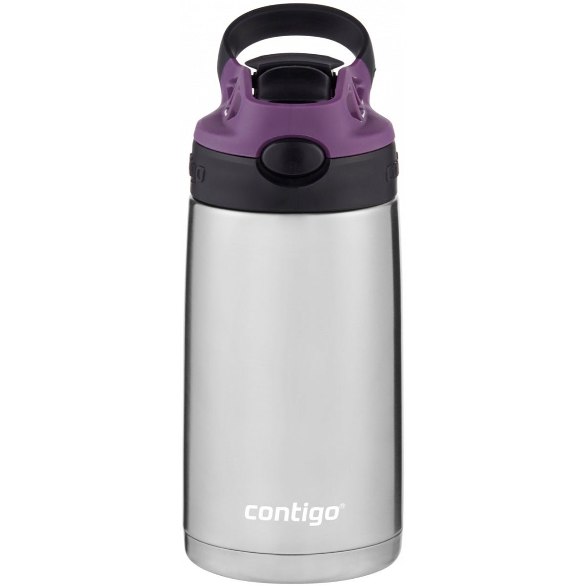 Contigo Kid's 13 oz. Insulated Stainless Steel AutoSpout Straw Water Bottle - Forza Sports