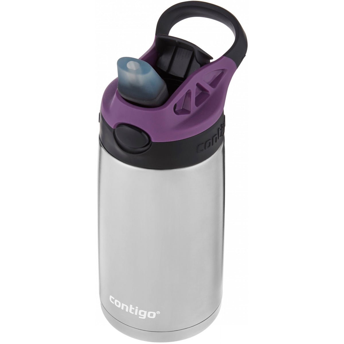 Contigo Kid's 13 oz. Insulated Stainless Steel AutoSpout Straw Water Bottle - Forza Sports