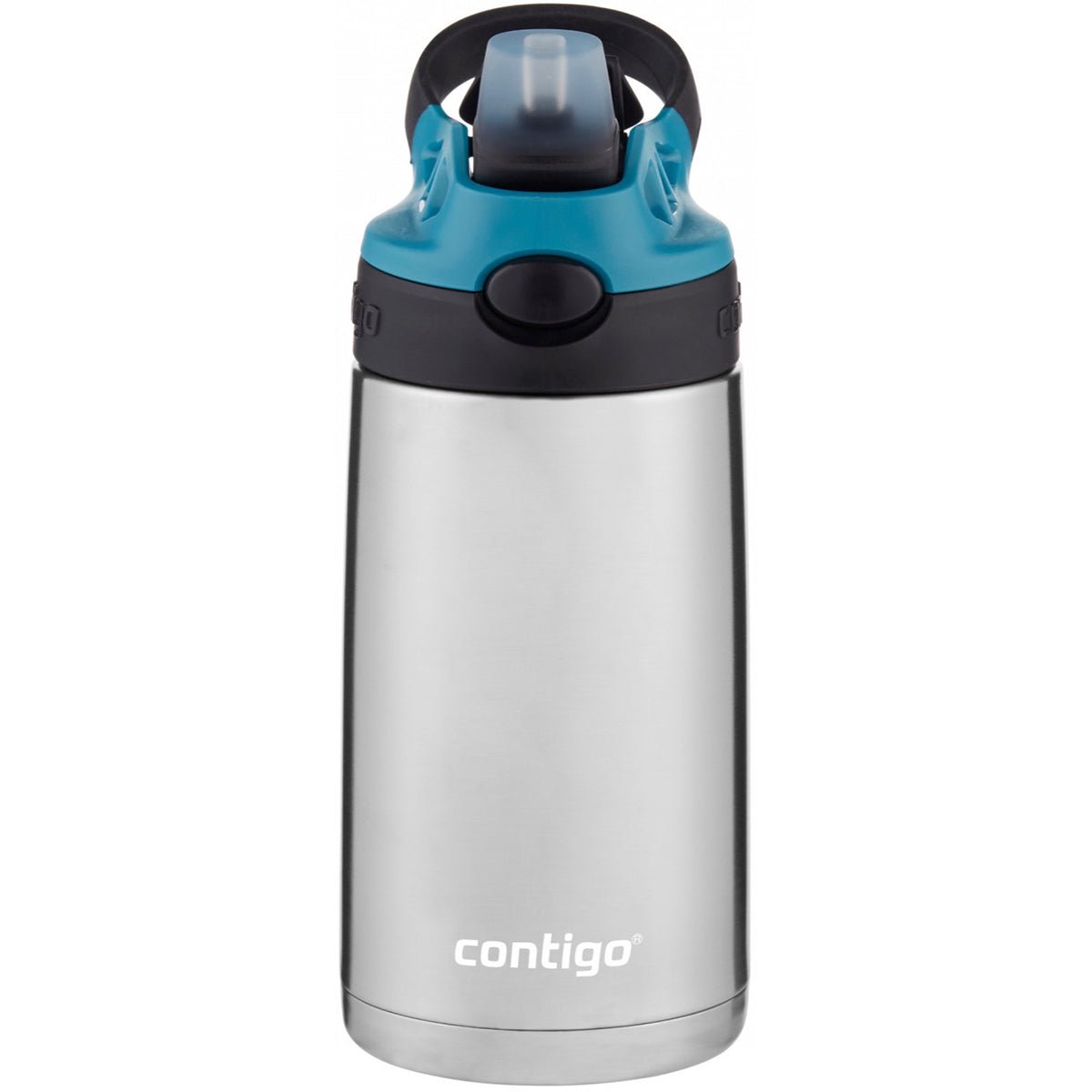 Contigo Kid's 13 oz. Insulated Stainless Steel AutoSpout Straw Water Bottle - Forza Sports