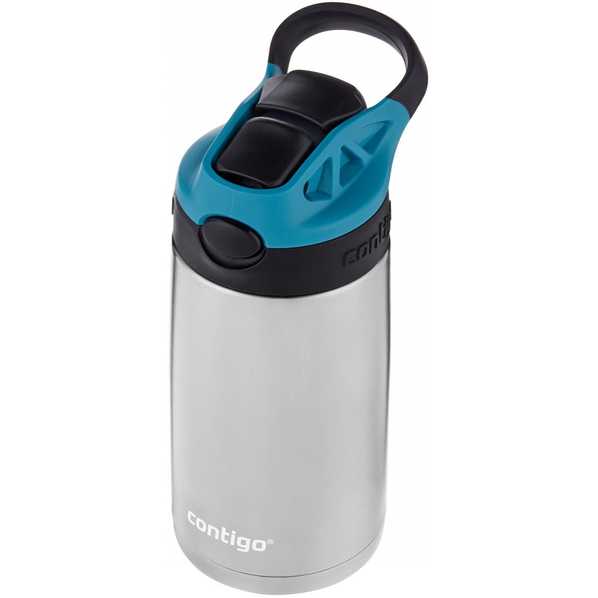 Contigo Kid's 13 oz. Insulated Stainless Steel AutoSpout Straw Water Bottle - Forza Sports