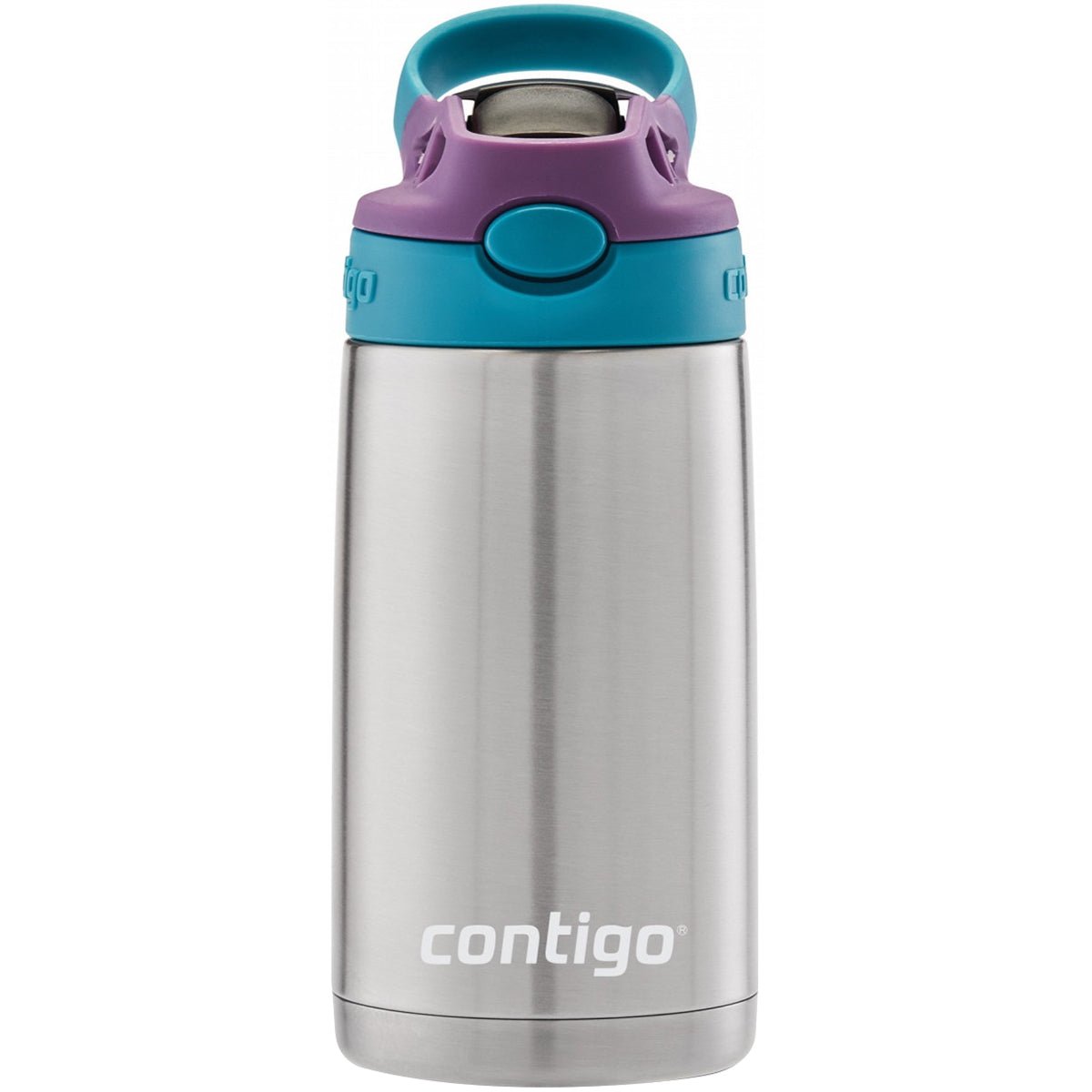 Contigo Kid's 13 oz. Insulated Stainless Steel AutoSpout Straw Water Bottle - Forza Sports