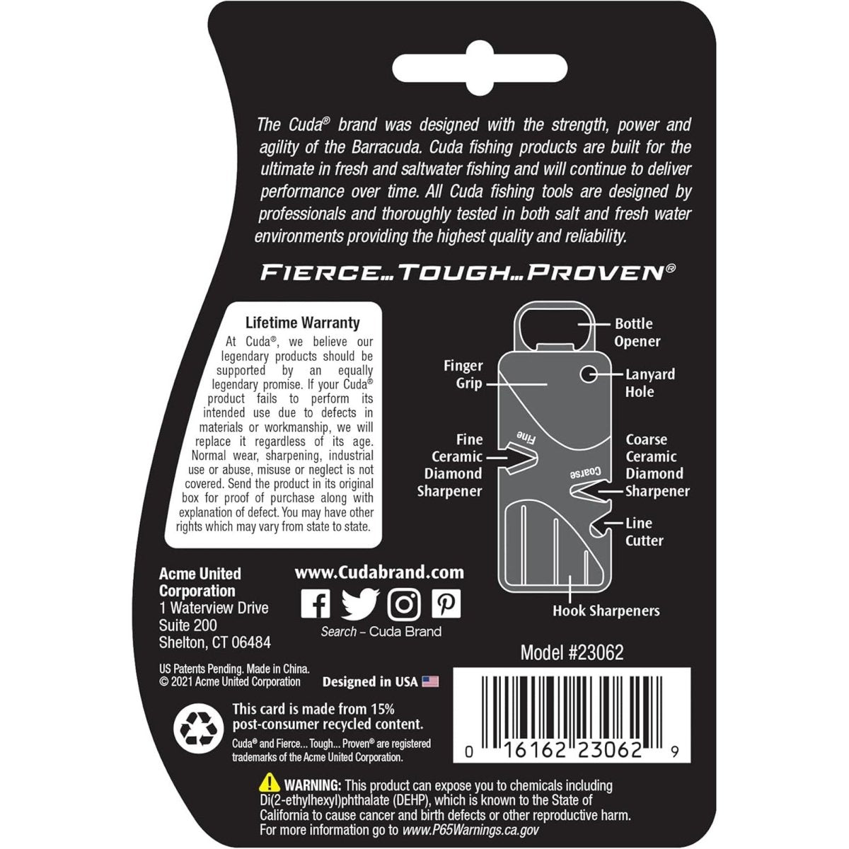 Cuda Pocket Sharpener - Forza Sports