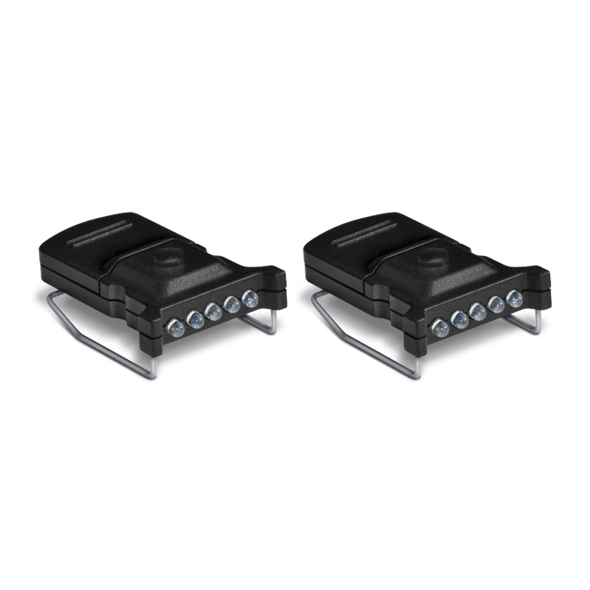 Cyclops Micro Hat Clip 10 Lumen Light w/ 5 LED White Bulbs - 2 Pack - Forza Sports
