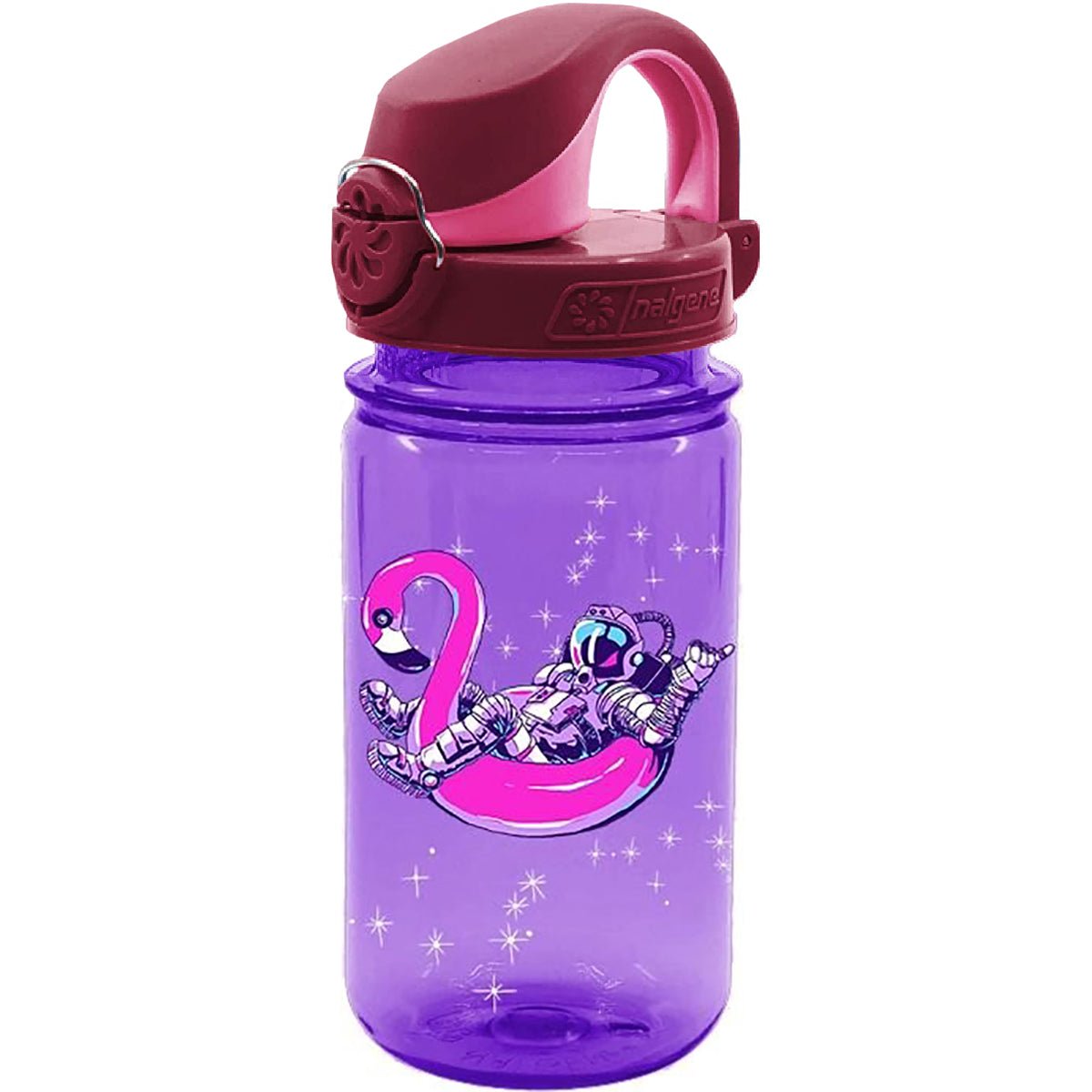 Nalgene Kid's Sustain 12 oz. On The Fly Lock Top Astronaut Tritan Water Bottle - Forza Sports