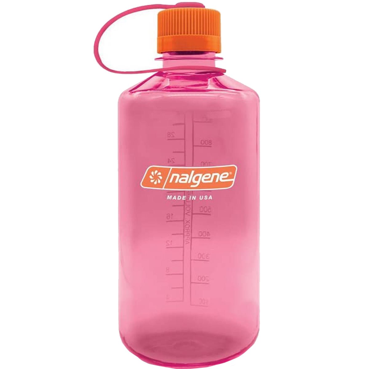 Nalgene Sustain 32 oz. Narrow Mouth Water Bottle - Flamingo Pink - Forza Sports