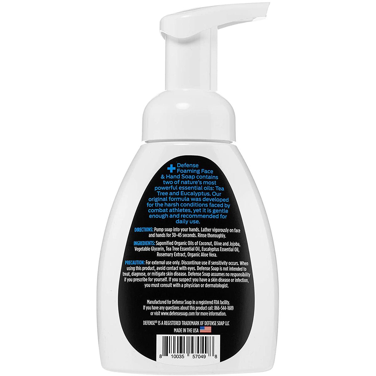 Defense Soap Foaming Face and Hand Soap - Forza Sports