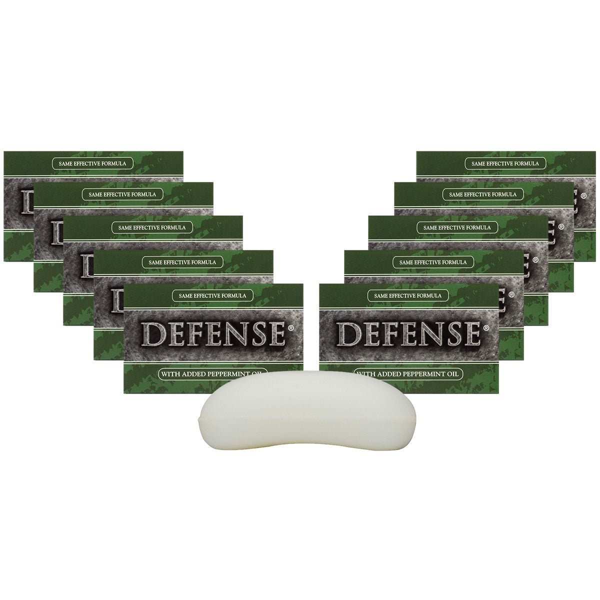 Defense Soap 4 oz. Peppermint Body Bar Soap - 10 Pack - Forza Sports