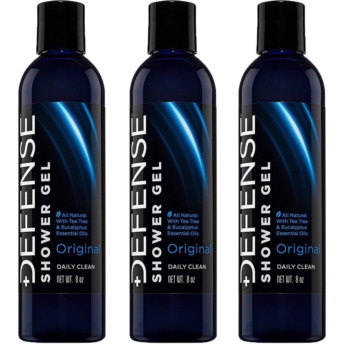 Defense Soap 8 oz. Original Shower Gel - 3 Pack - Forza Sports