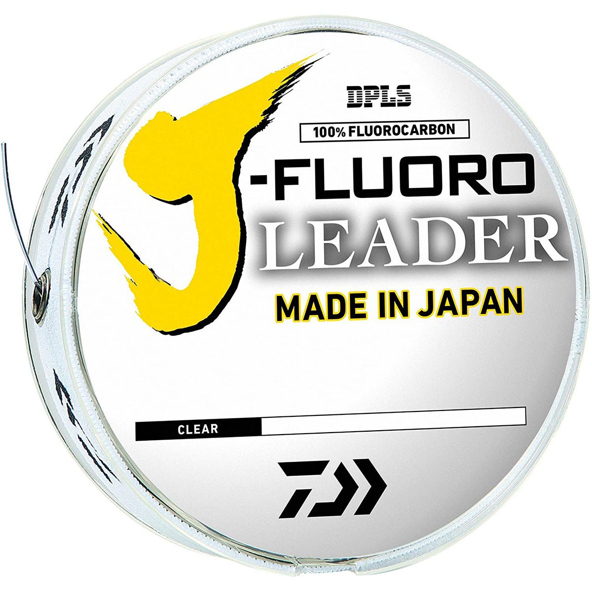 Daiwa 100 Yard 100% Fluorocarbon J - Fluoro Fishing Leader - Clear - Forza Sports