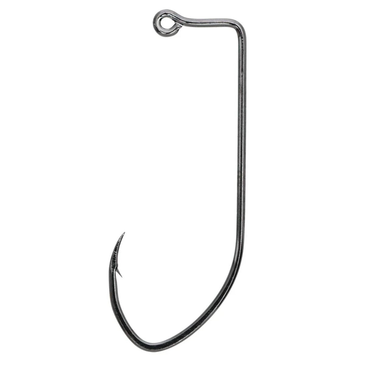 Eagle Claw 90 Degree Pro-V Jig Hook, Size 4, Platinum Black, 100 Pack - Forza Sports