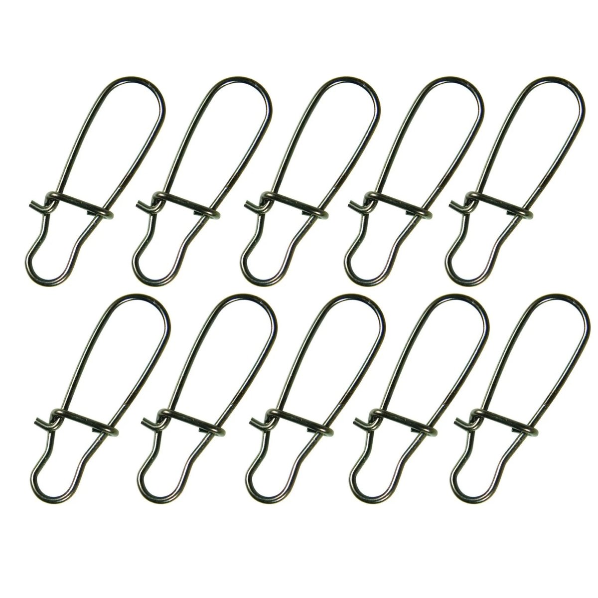 Eagle Claw Dual Lock Snaps, Size 1, Black, 10 Pack - Forza Sports