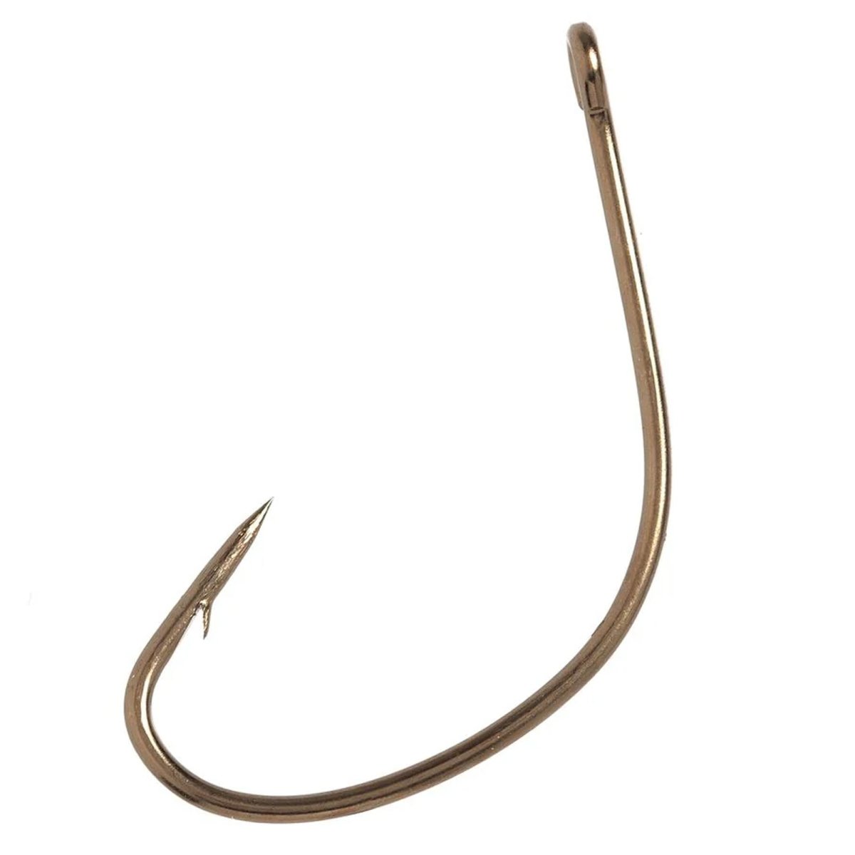 Eagle Claw Lazer Sharp Straight Eye Kahle Hook, Size 1/0, Bronze, 40 Pack - Forza Sports