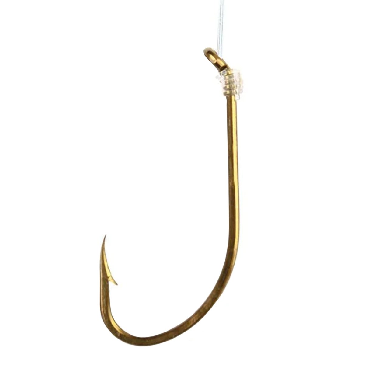 Eagle Claw Plain Shank Snells, Size 4, Gold, 6 Pack - Forza Sports