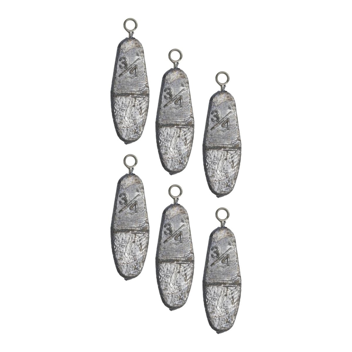 Eagle Claw Quick Change Walking Sinker, 3/4 oz., 6 Pack - Forza Sports