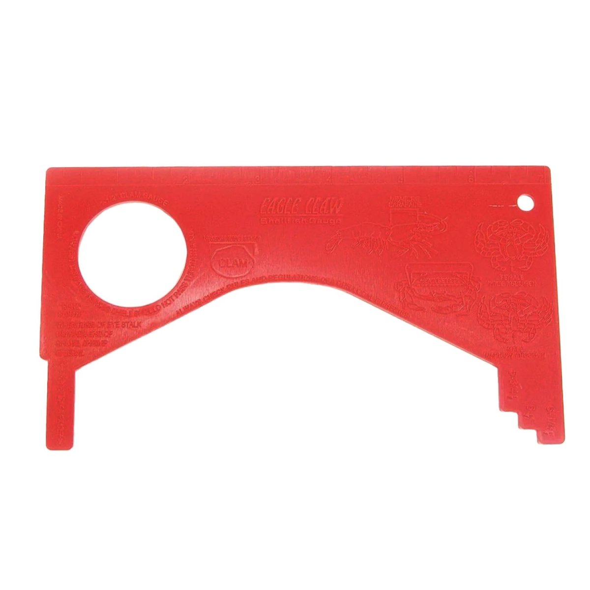 Eagle Claw Shellfish Gauge, Red - Forza Sports