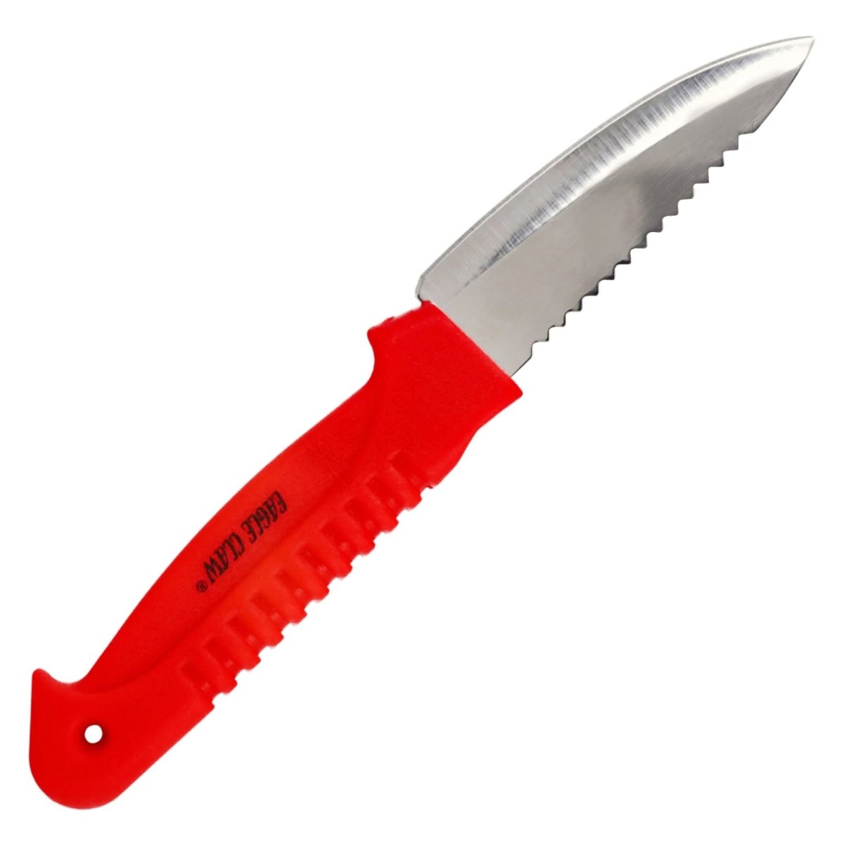 Eagle Claw Stainless Steel Bait Knife, 3-3/8 in. Blade, Red - Forza Sports