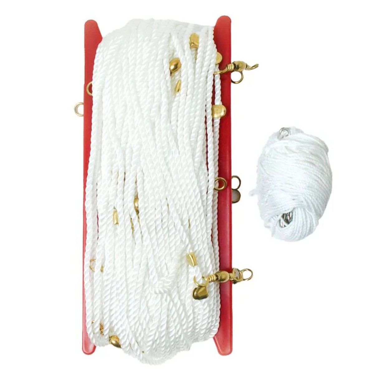 Eagle Claw Trotline Rigs, 100', Red/White - Forza Sports