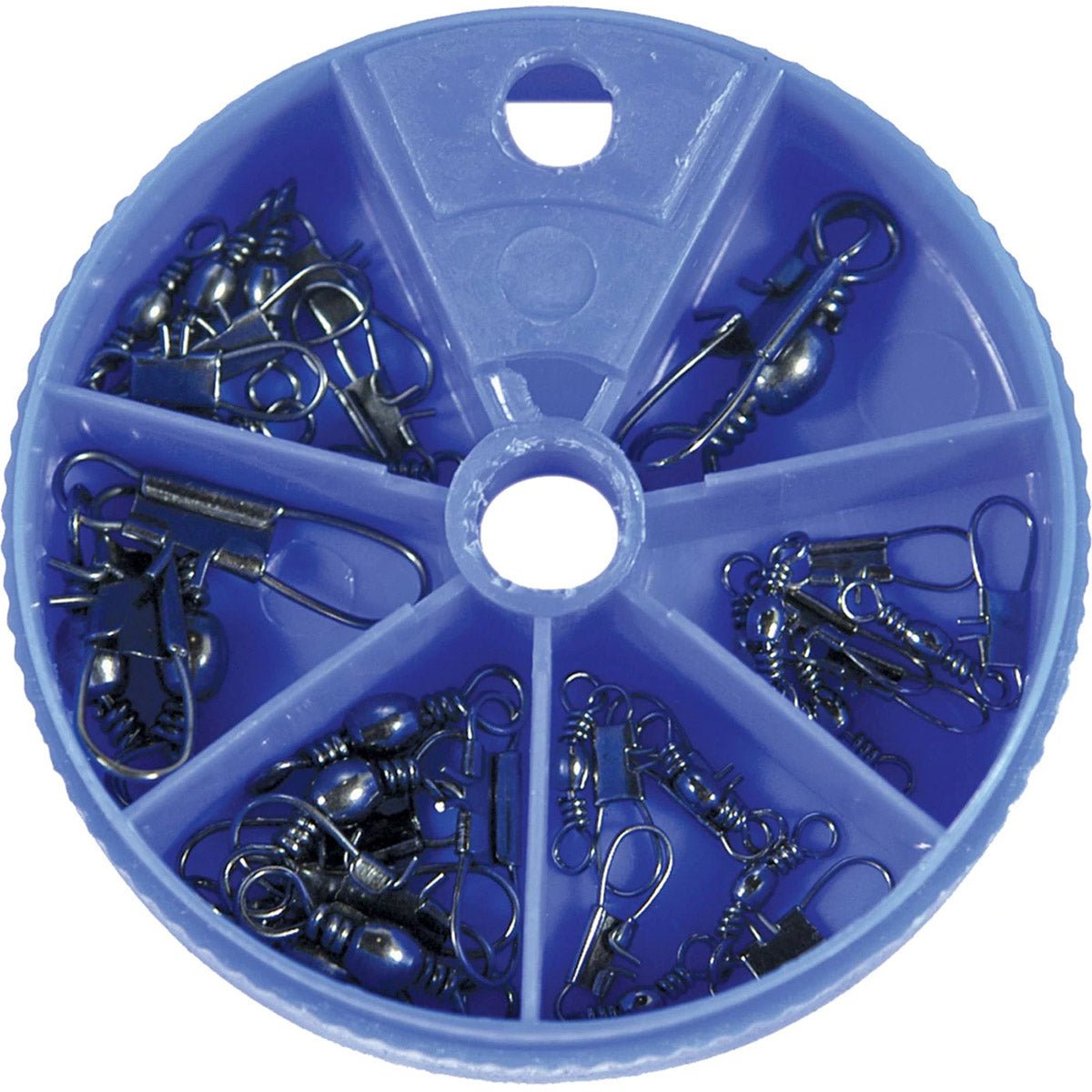 Eagle Claw Black Interlock Snap Swivels Assorted Pack - Forza Sports