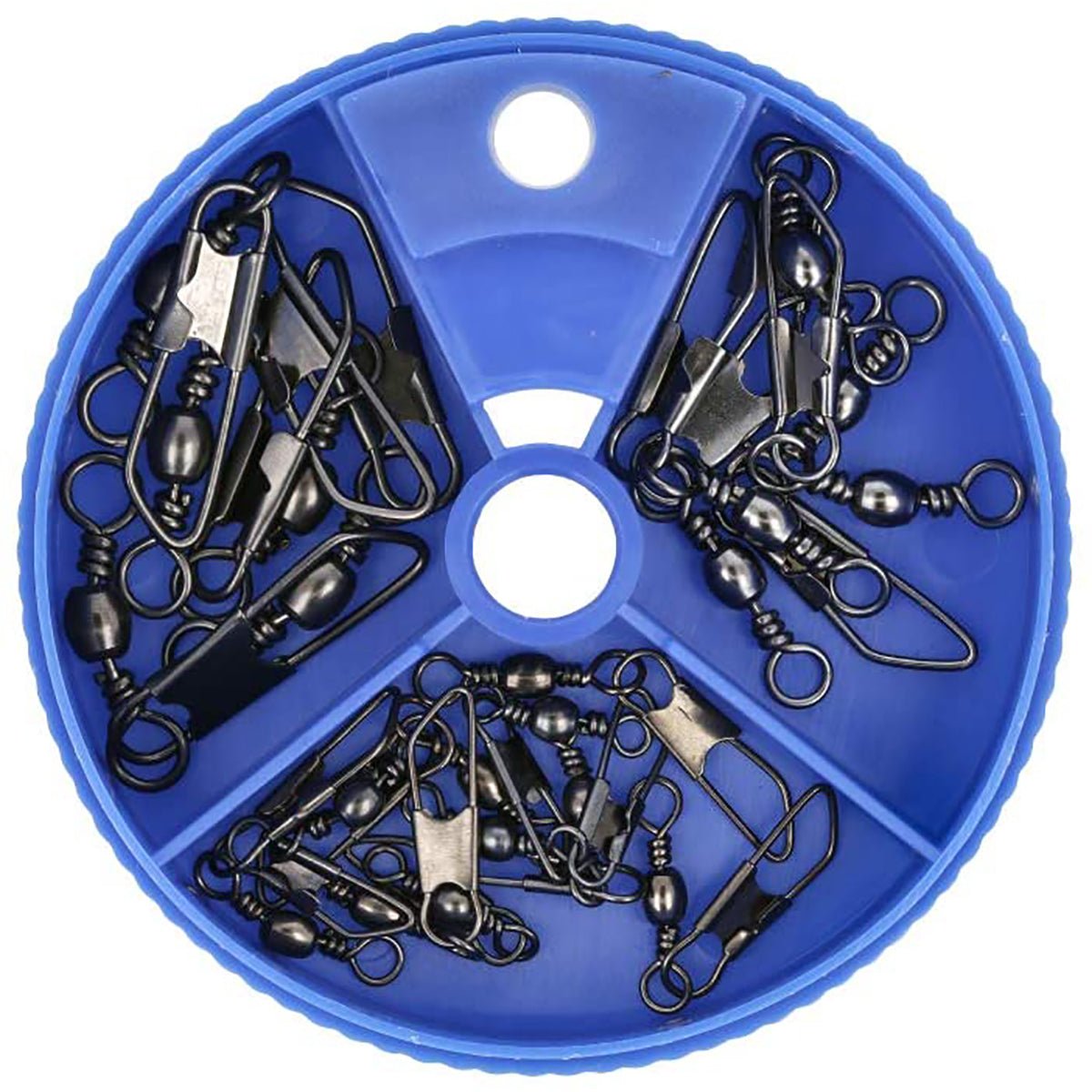 Eagle Claw Barrel Swivels with Safety Snap Assorted Pack - Forza Sports