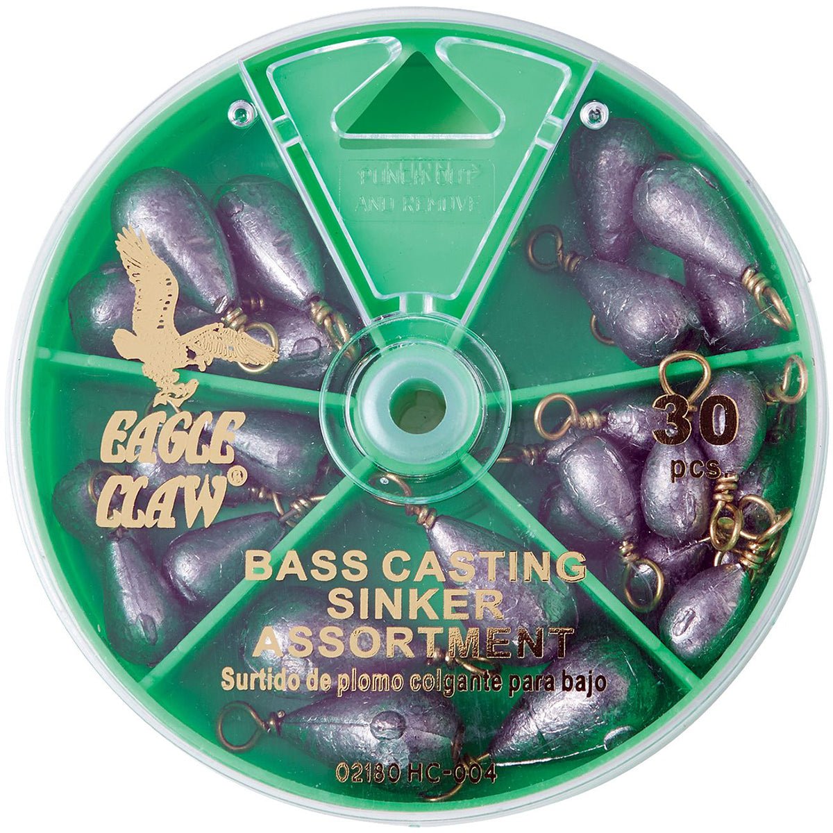 Eagle Claw Bass Casting Sinkers Dial Pack - Forza Sports
