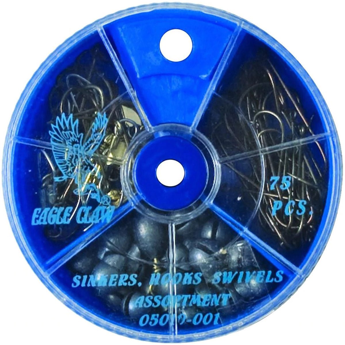 Eagle Claw Sinkers, Hooks and Swivels Assorted Pack - Forza Sports