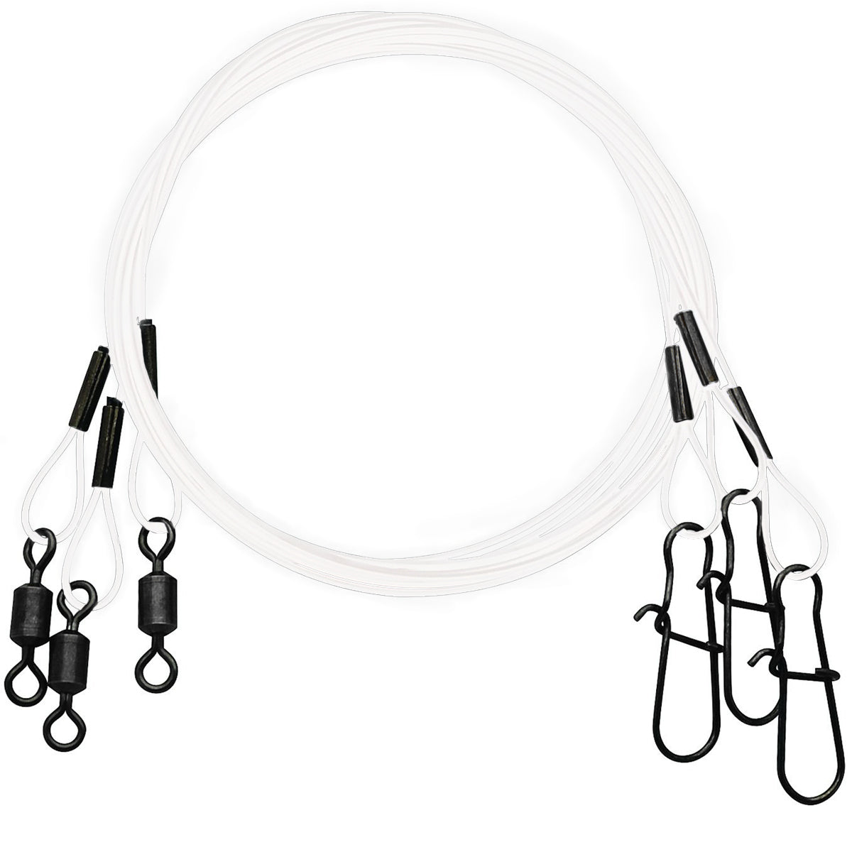 Eagle Claw Clear/Bright Heavy Duty Wire Leaders Assorted Pack Eagle Claw