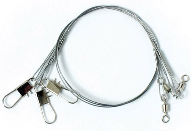 Eagle Claw Clear/Bright Heavy Duty 24" Wire Leaders 3 - Pack - Forza Sports