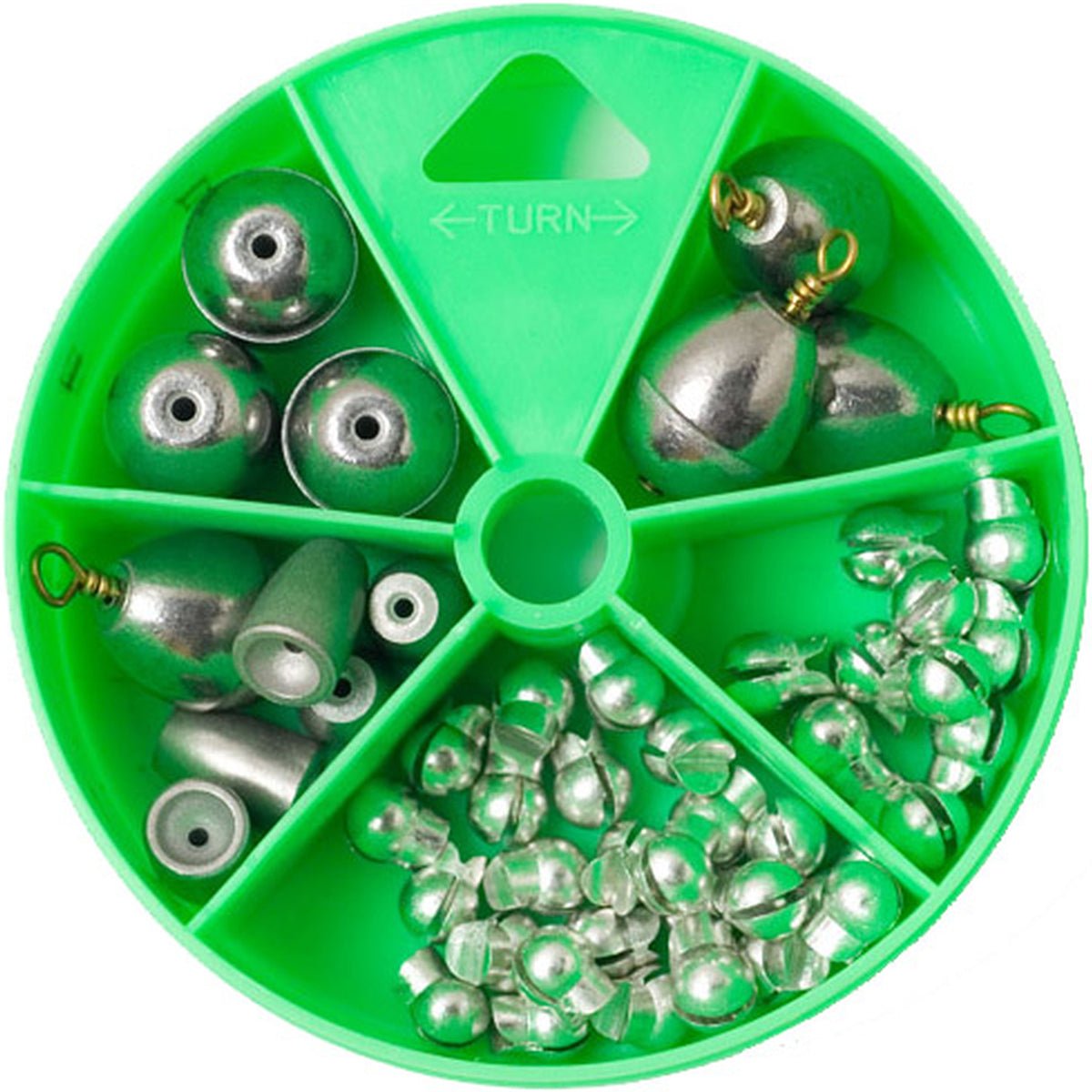 Eagle Claw Steel and Tin Sinkers Dial Pack - Forza Sports