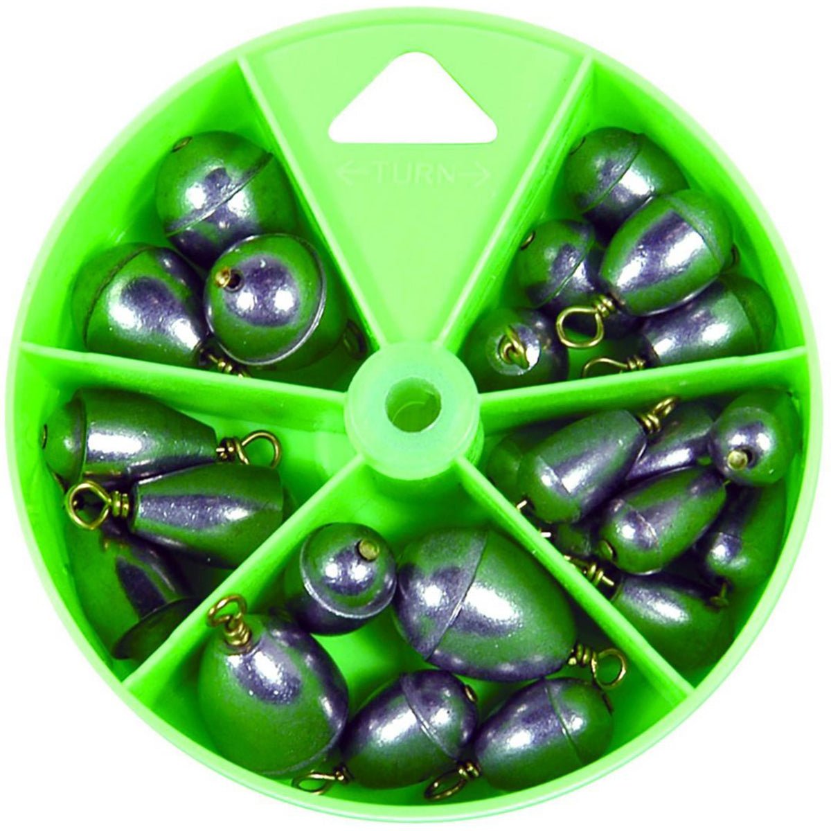 Eagle Claw Steel Bass Casting Sinkers Dial Pack - Forza Sports