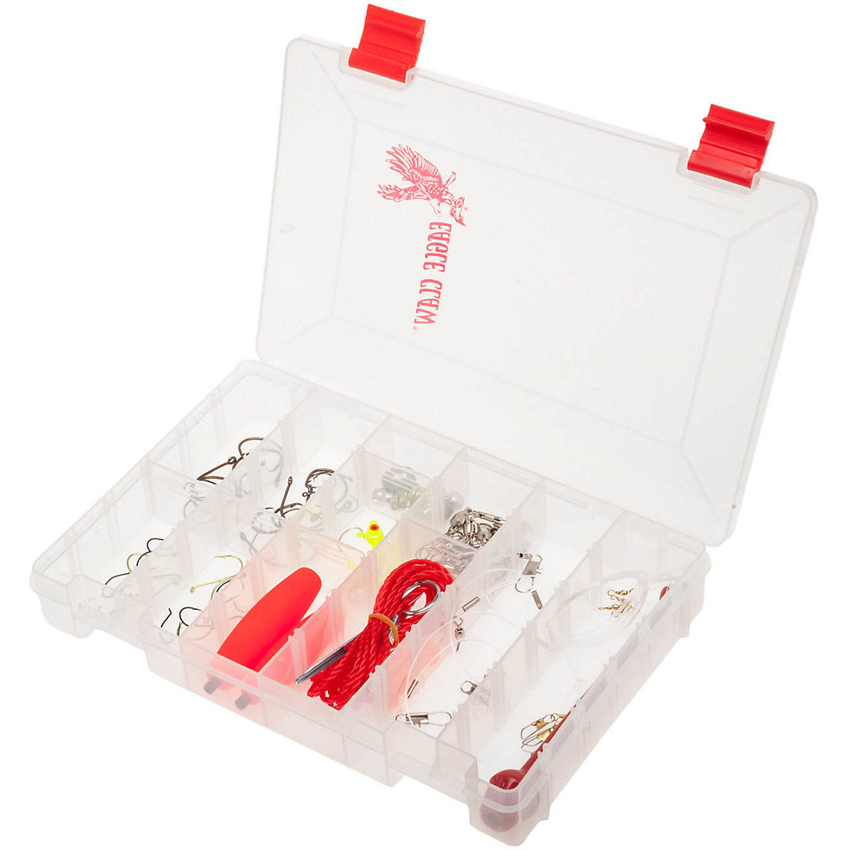 Eagle Claw Saltwater Tackle Kit, 75 Piece Eagle Claw