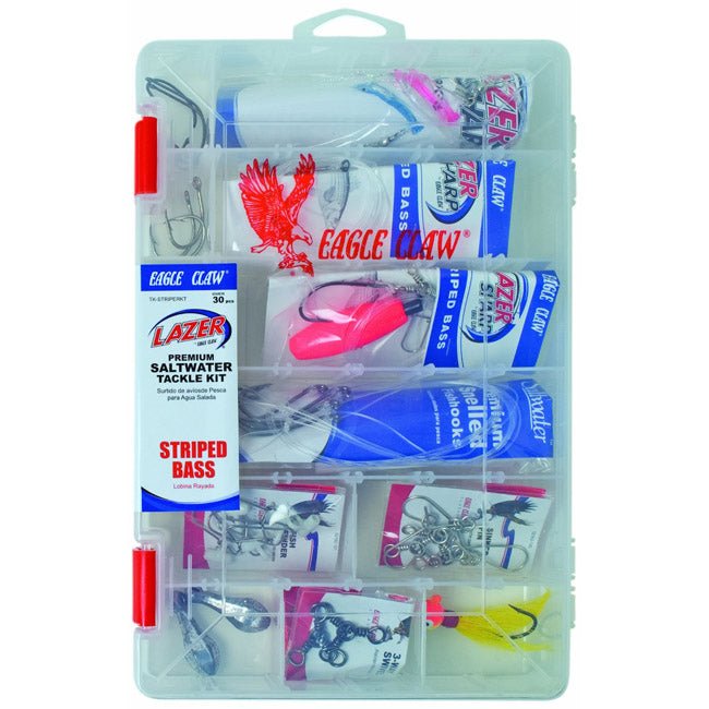 Lazer Sharp Striped Bass Premium Saltwater Tackle Kit - Forza Sports