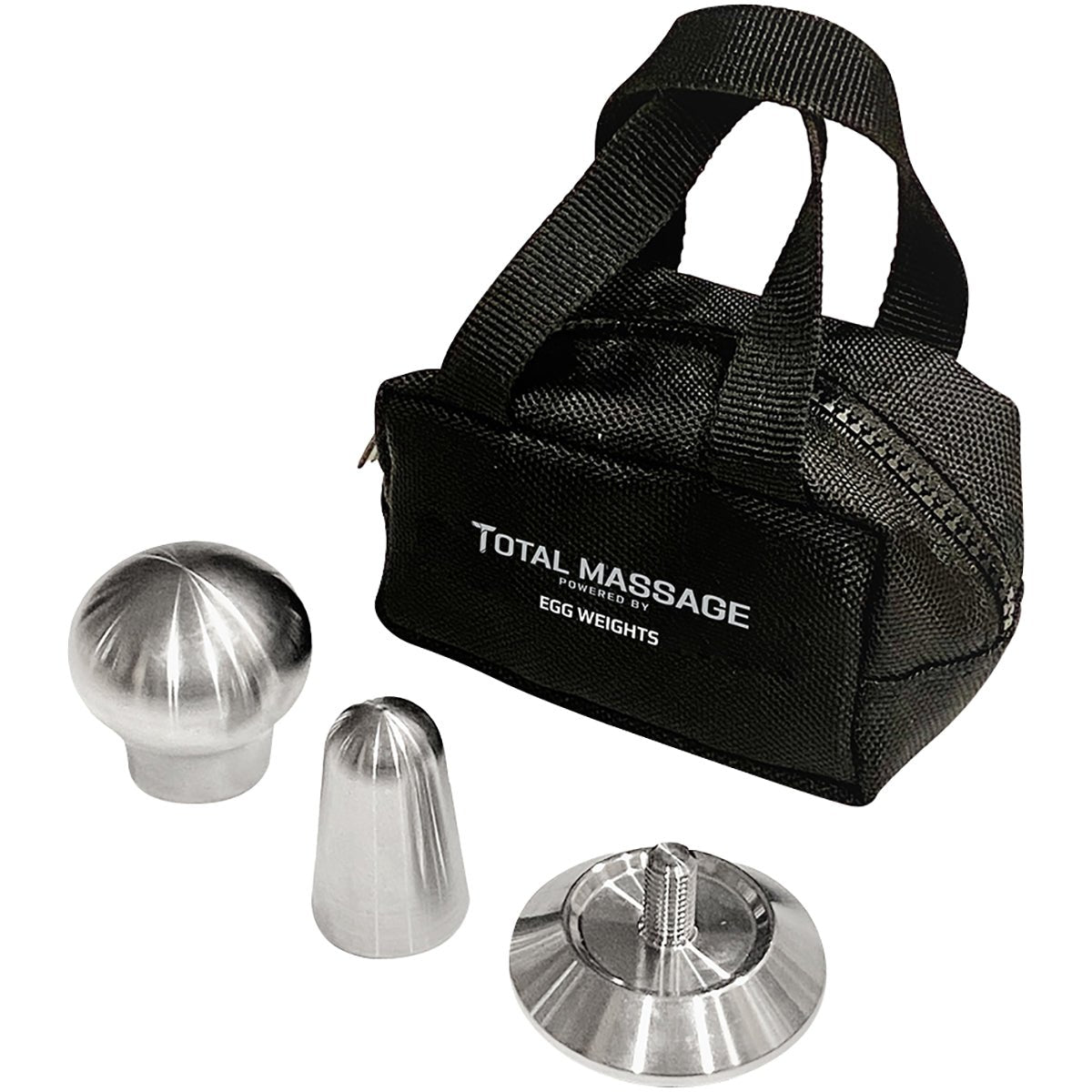 Egg Weights Total Massage Tool - Pinpoint, Ball, Flat, and Edge Fascia Scraper - Forza Sports