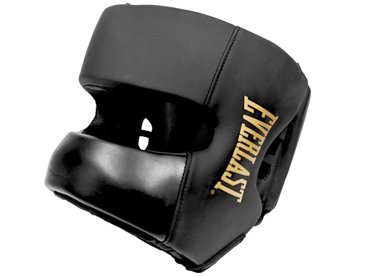 Everlast Elite 2 Training Headgear - L/XL - Black/Gold - Forza Sports