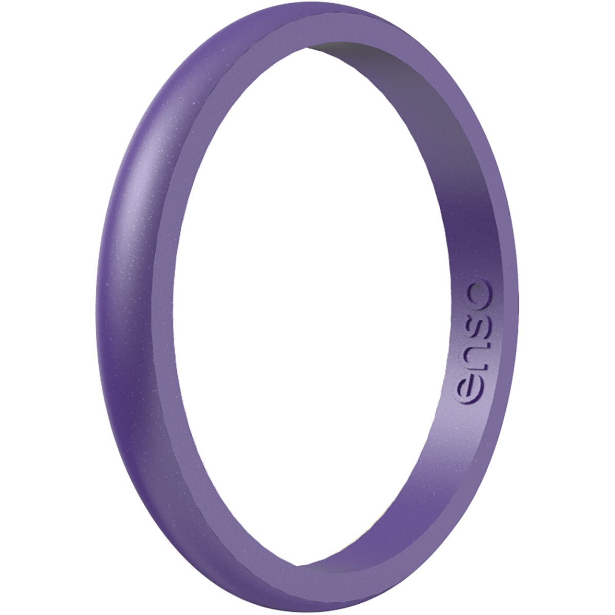 Enso Rings Halo Birthstone Series Silicone Ring - Amethyst - Forza Sports