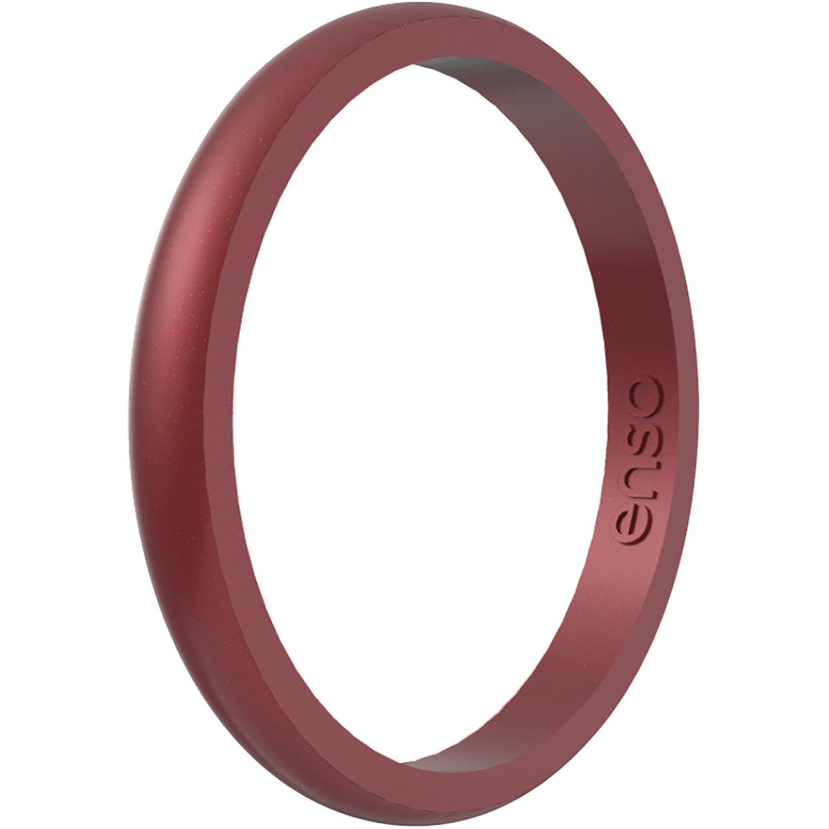 Enso Rings Halo Birthstone Series Silicone Ring - Garnet - Forza Sports