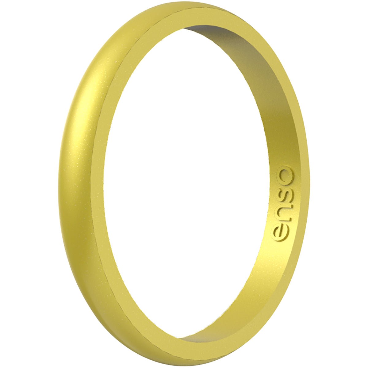 Enso Rings Halo Birthstone Series Silicone Ring - Yellow Topaz - Forza Sports