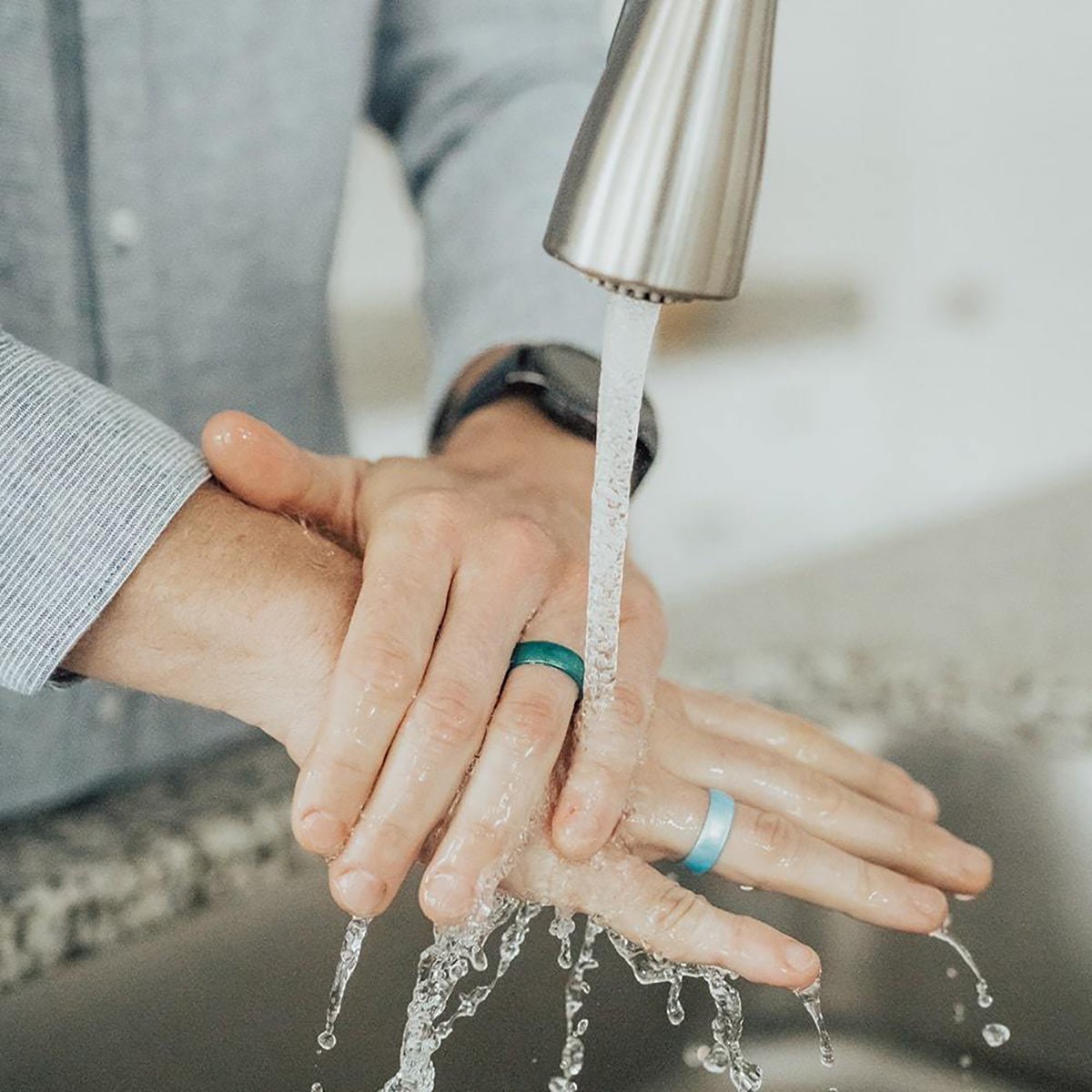 Enso Rings Classic Birthstone Series Silicone Ring - Sapphire - Forza Sports