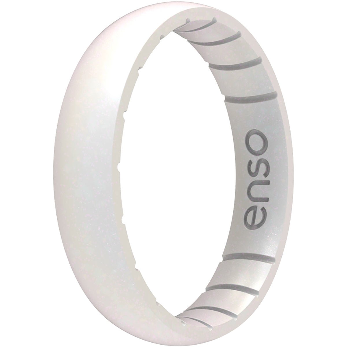 Enso Rings Thin Birthstone Series Silicone Ring - Opal - Forza Sports