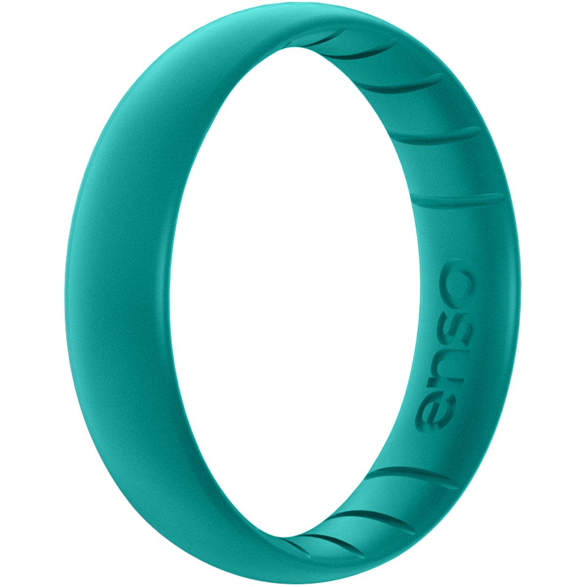 Enso Rings Thin Elements Series Silicone Ring - Peacock Quartz - Forza Sports