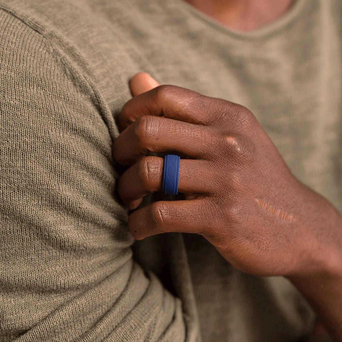 Enso Rings Men's Infinity Series Silicone Ring - Obsidian - Forza Sports