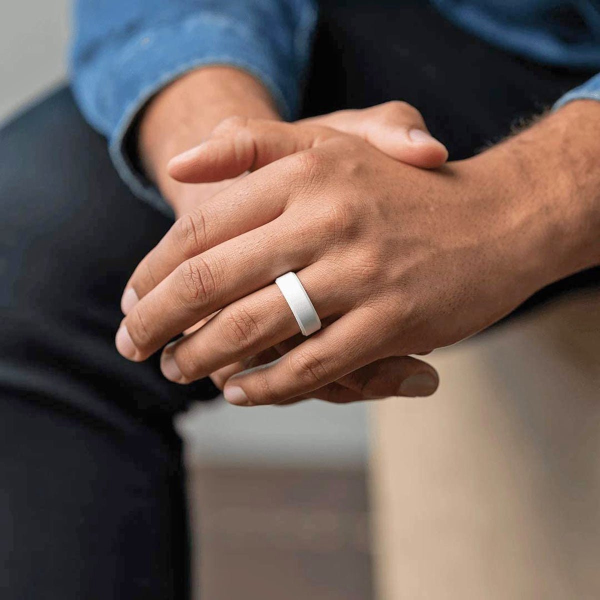 Enso Rings Classic Bevel Series Silicone Ring - Slate - Forza Sports